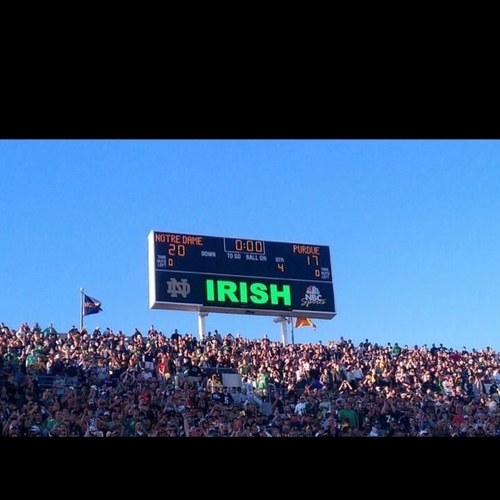 Go Irish!