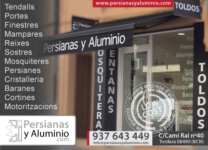FABRICACIÓN Y COLOCACIÓN ;
* TOLDOS * MOSQUITERAS * VENTANAS * MAMPARAS * CORTINAS *