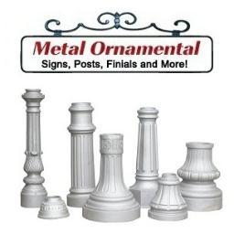 Metal Ornamental, a cast aluminum product manufacturer of decorative street post bases, pole finials, street sign frames, custom mailboxes and more!