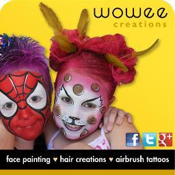 Wowee Creations is a Brisbane based team of Artists specialising in Face Painting, Fun Hair Creations, Temporary Airbrush Tattoos for parties & events!