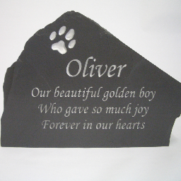 We supply stone memorials for pets @ http://t.co/OfstSN3l. Please check our website. I don't just tweet depressing stuff though!