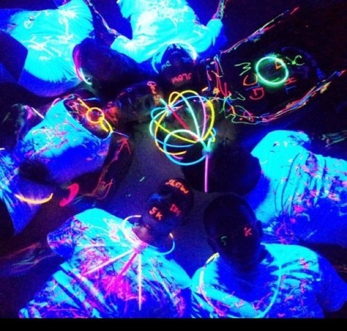 A fun glow in the dark run for those night owls who like to party!