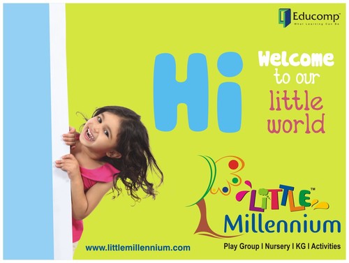 This is a Play school by EDUCOMP in LUDHIANA , DUGRI (BASANT AVENUE) . I am LITTLE MILLENNIUM ..and i welcome to my little world