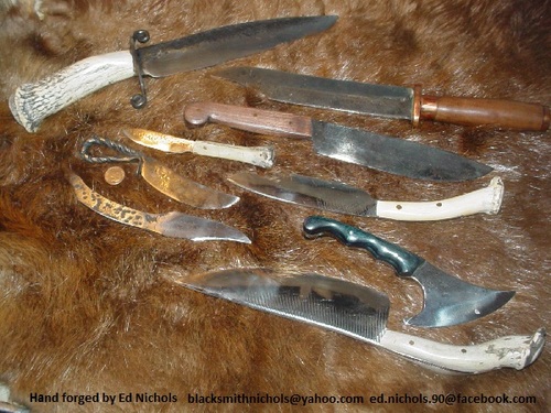 Ed Nichols D.B.A Valhalla Visions. I am a blacksmith and am here to do buisness. My homepage for my items is: http://t.co/pMulX05e0Z