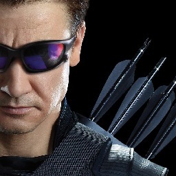 I see better from a distance. | SHIELD's one and only archer. | I've never missed. | Codename: Hawkeye.