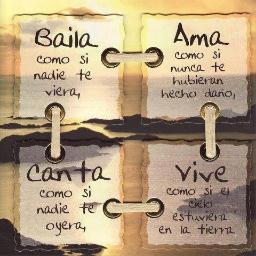 Disfruto la vida, sueño y me sorprendo.