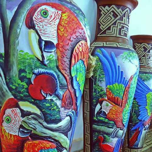 A VERDADEIRA ARTE EM CERÂMICA. Peças de artesanato em Cerâmica das culturas Marajoara, Tapajônica e Maracá, produzidas no Estado do Pará.