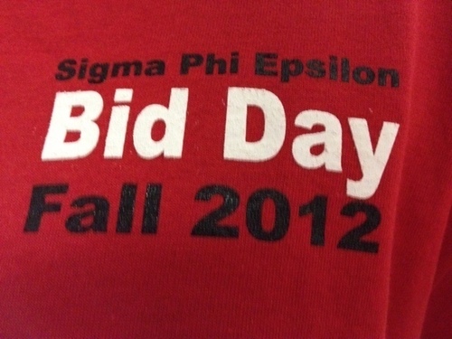 Razorbacks. SigEp. Fall 2012