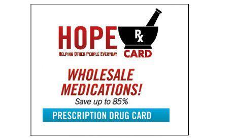 Save up to 90% off your Prescriptions at your local Pharmacy with the Hope RxCard follow link to print your Free Card.
http://t.co/9B01mNCs