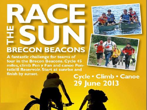 4 Croydon Youth Offending Team workers challenged 2 cycle 45 miles,climb Pen y Fan (2907ft)& canoe Pontsticill Reservoir (3k) Start @ sunrise & finish b4 sunset