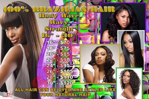 We got 100% Brazilian and Indian Hair all Lengths from 16 inch to 30 inch. Best Prices Around.For info go to http://t.co/IBlFnjZo