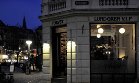 Best & most cozy Wine Bar in Copenhagen located at Vesterbro Torv.