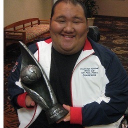 I play power chair soccer for the United States National team.  People chase their dreams... I am living mine