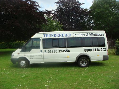 Thunderbird Minibus & Courier company. Based in Chinnor. Call/text/email for a quote.