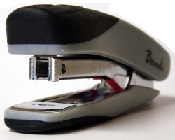 I staple here, I staple there, I dont staple *there*
get out of the gutter, you are a human, I am premium office equiptment.