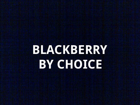 I love my BlackBerry, anything with a motor, and my family. Not necessarily in that order...  #BlackBerryByChoice #TeamBlackBerry

C00111B42