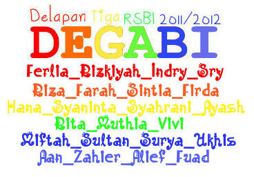 Degabi1's profile picture. Ferlia_Rizkiyah_Indry_Sry_Riza_Farah_Firda_Sintia_Syaninta_Hana_Syahrani_Ayash_Rita_Muthia_Fifi_Miftah_Sultan_Ukhis_Surya_Zahier_Aan_Alief_Fuad☺ | 2011/2012☺♥