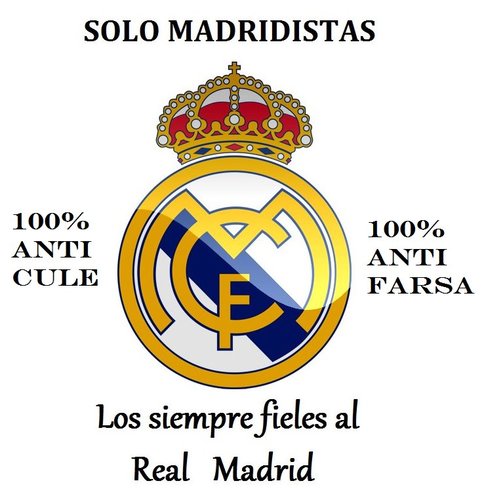 FielesalMadrid's profile picture. Chicos y Chicas aqui esta el primer twitter para los fieles seguidores del Real Madrid....Te consideras uno de ellos,pues siguenos ya!