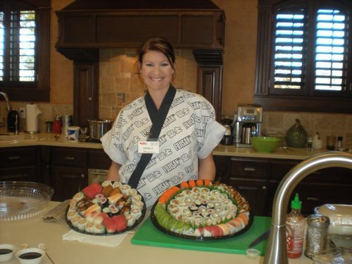 Hy-Vee, St. Joe, MO.  Best sushi in town, come see us!  A wide array of fresh sushi...don't see what you want, just ask & we will gladly make you a custom roll!