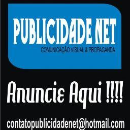 Publicações,Divulgações em geral!!
Descrição:
PUBLICIDADE NET Uma rede de Divulgação,e Publicidades e Geral!!!