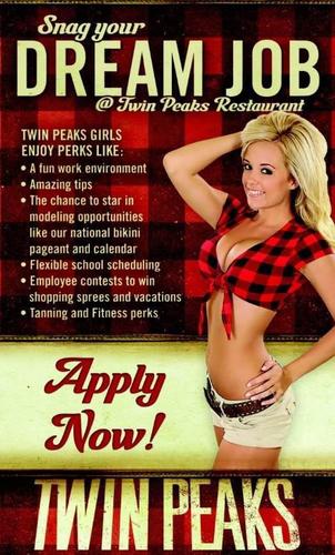 Official Twitter of Twin Peaks in Tulsa, OK. Follow us for updates on our girls and events going on.