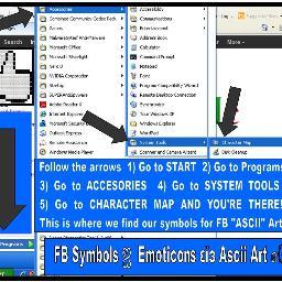 A place to share and learn FB/Twitter ascii art.  Share what you made, Share what you tweaked, Share what you saw or just share it all.