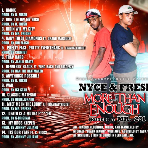 You aint gotta die to see hell. MIXTAPE More Than Enough is in the streets. Follow to hear great music #teamdoperunners