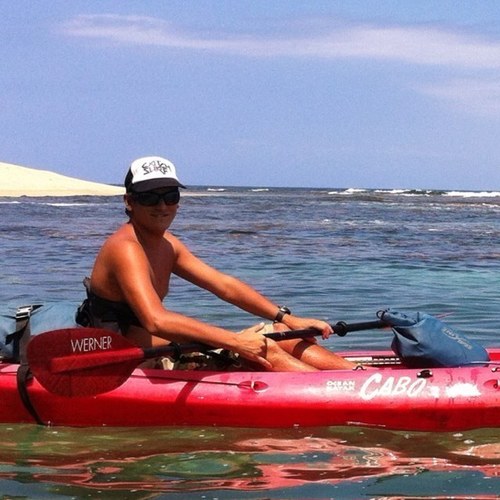 I'm from Hawaii. I bodyboard. I play video games. And I like waffles.