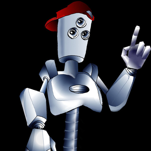 I'm drumbot, a cybernetic percussion automaton, created by the Consortium of Genius to be the best drummer on the planet.  And you know what?  They succeeded!