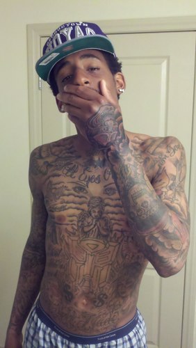 Been inked up since 07 I do dis shit by myself where tha HOEZ AT??