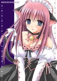i'm Kiki... please don't say you're here to hurt me... /rp twitter / insanity problem / shy neko with long cute pink hair.