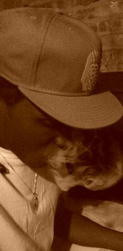 jus a dark nigga, tryna get a million. And blowin dope in the process