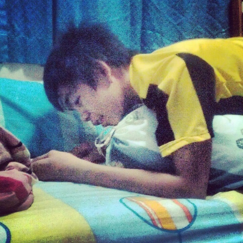 i always keep smile when ever im sad :)