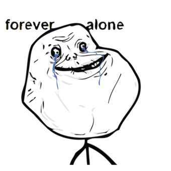 the definition of forever alone? just read our tweets..