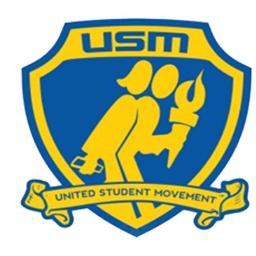 2012USM's profile picture. The United Student Movement is the governing body for the student. Our purpose is to advocate on behalf of the wider student population.