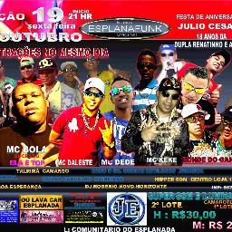 FUNK EM PIRACICABA É ESPLANAFUNK SÓ OS MELHORES