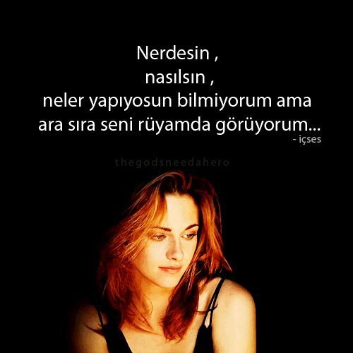 sabır göster ve beni tanı..
