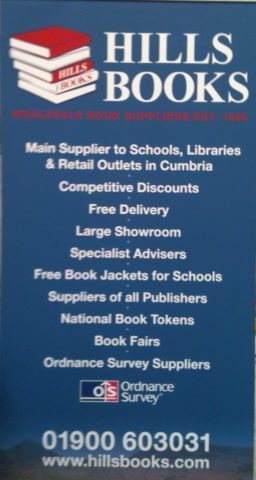 Hills Wholesale Bookseller Supplying businesses throughout Cumbria 01900607092 Visit our showroom Workington Cumbria. Open to trade and the public