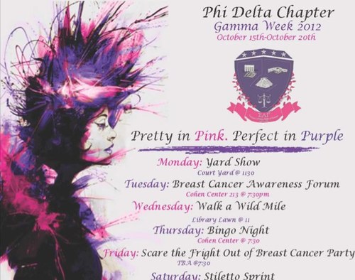 We are Phi Delta Chapter of ΣΛΓ.