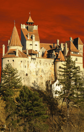 Bran Castle otherwise known as Draculas Castle in the Heart of Transylvania.