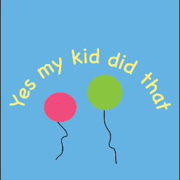 Yes my kid did that.  It's a phrase we have all said and most certainly heard.  We find joy in sharing stories of humor and kindness that we see our kids do.