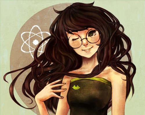 im jade!! squiddles, flute, bass my love for dave hehe. #homestuck #rp #jadeharley