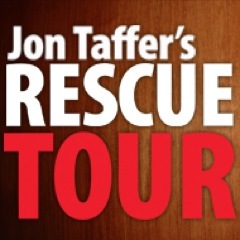 Jon Taffer's Rescue Tour is the ultimate workshop for bar & restaurant professionals. 

Please follow @JonTaffer + @NightclubBar for Rescue Tour updates!