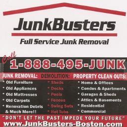 TheJunkBusters's profile picture. We offer low cost junk removal. trash removal, debris removal, shed removal, deck removal, pool removal, swingset removal, hot tub removal, spa removal and more