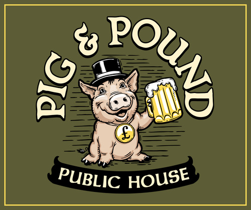 Pig and Pound is a English style pub and restaurant located in Redmond, Oregon. Good food, great beers!