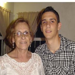 Nacida en Córdoba, Argentina el 23-08-36. En la foto con mi nieto Santiago.