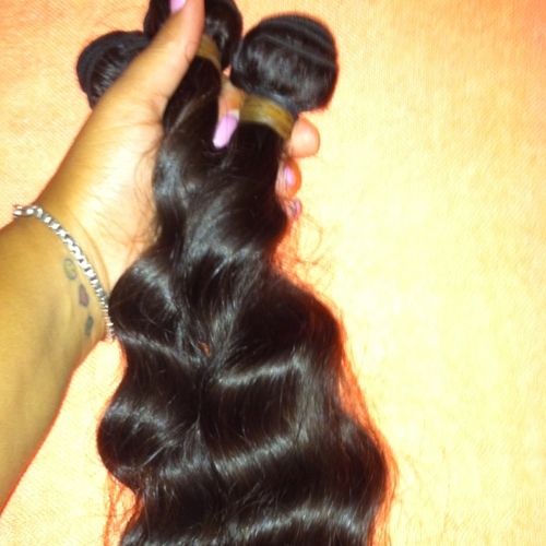 100% Virgin Brazilian & Peruvian Hair Extensions!!