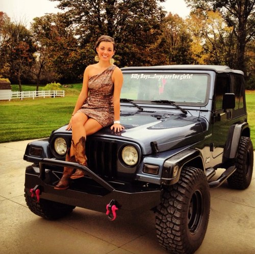 Following the path the good Lord puts under my feet:) #jeepforlife #millergirl