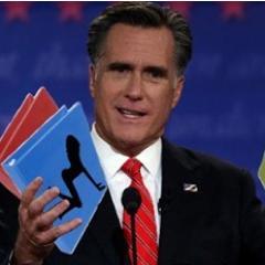 I've got binders full of women and folders full of females. My name is Mitt and don't you ever forget. (Not meant to offend anyone)