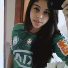 Pronto, a Gaby tem twitter agora, \o @100cerebro_ aqui sz
